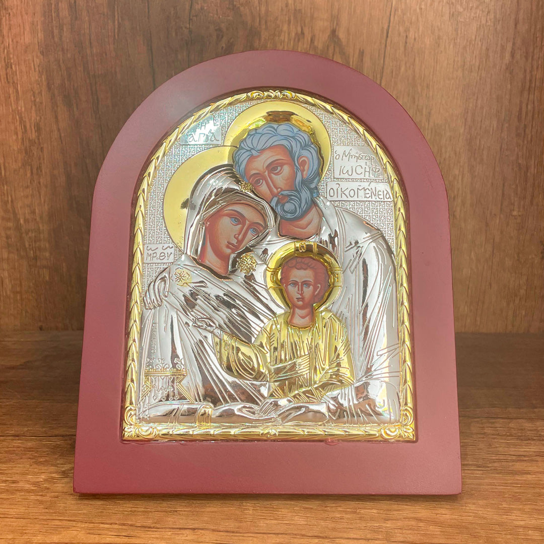 Cuadro de la Sagrada Familia en Aluminio Pintado y Esmaltado – VII Sacramentos Colombia
