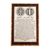 Lámina de Oración de San Benito – VII Sacramentos Colombia