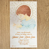 Paquete de 12 Estampas para Primera Comunión Niño con Paloma – VII Sacramentos Colombia