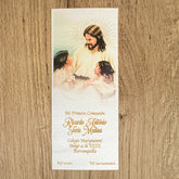 Paquete de 12 Estampas Tipo Separador para Primera Comunión Jesús con los Niños – VII Sacramentos Colombia
