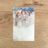 Estampa Tipo Español para Primera Comunión Cielo Azul - Paquete x 10 Unidades