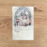Estampa Tipo Español para Primera Comunión Altar - Paquete x 10 Unidades – VII Sacramentos Colombia