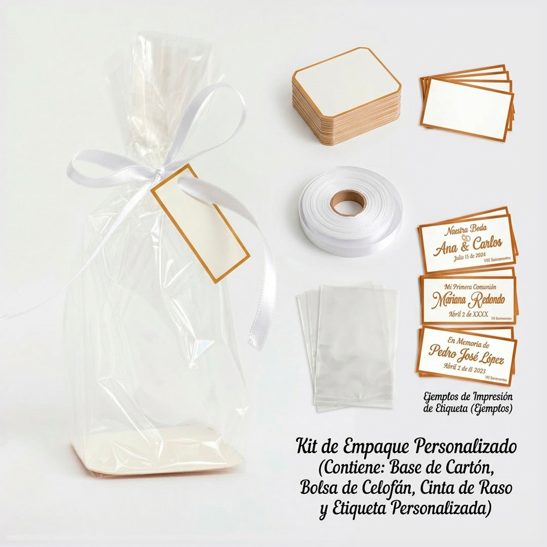 Empaque de recordatorios o souvenirs