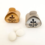 Almendrero Caja Dorada o Plateada x 6 Unidades