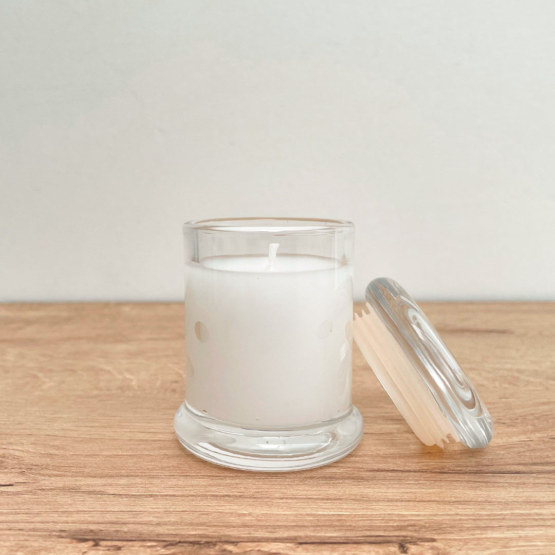 Vela Vaso pequeña Aroma a Serenidad – VII Sacramentos Colombia