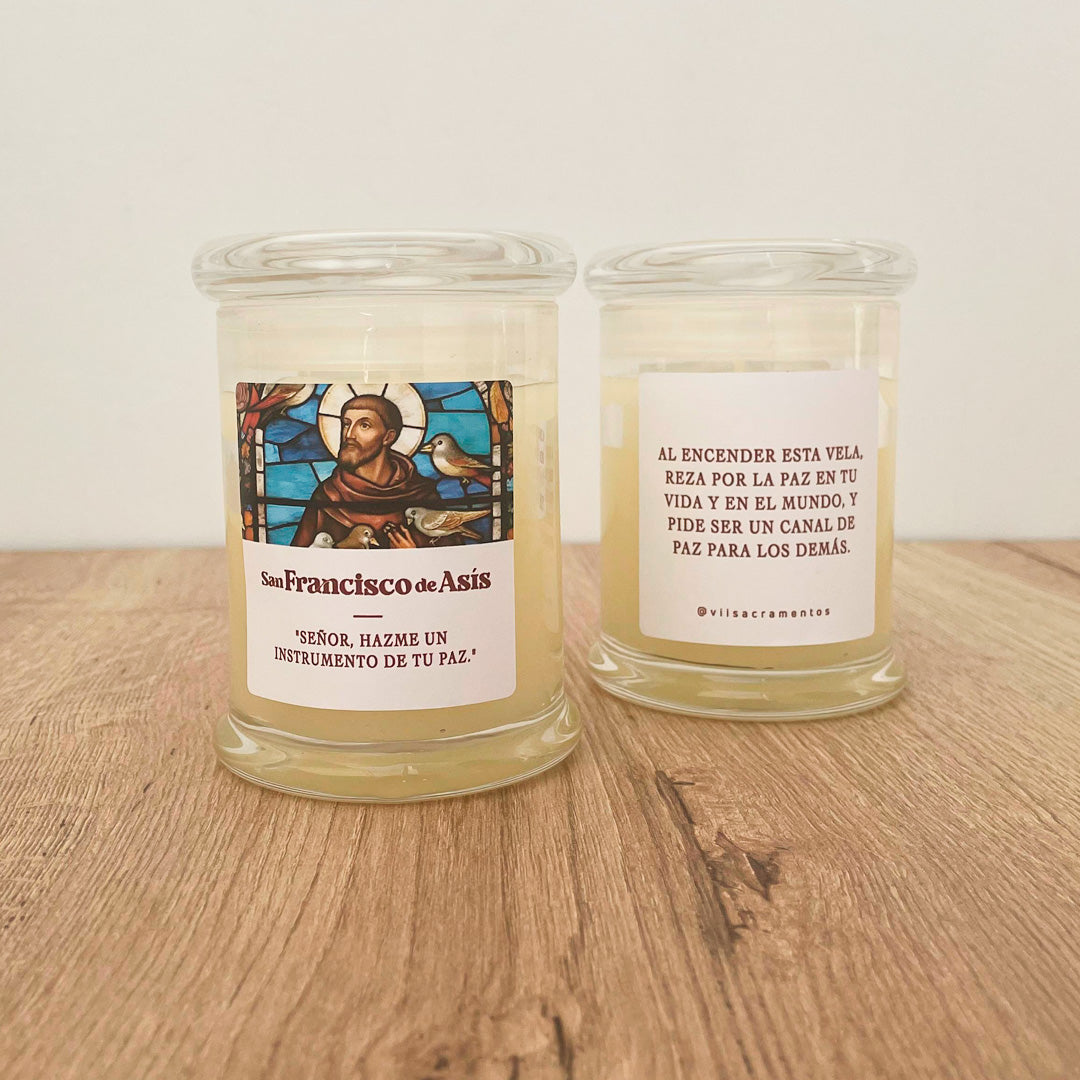 Vela Imagen San Francisco de Asís – VII Sacramentos Colombia