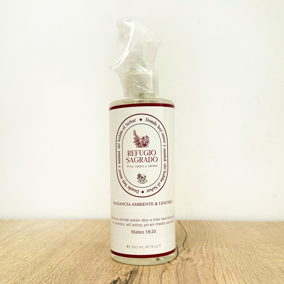 Room Spray Refugio Sagrado 260 mL – Aroma espiritual