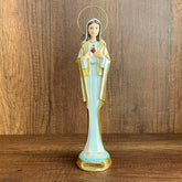 Estatua Del Inmaculado Corazón de María Estilizada De 30cm – VII Sacramentos Colombia