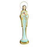 Estatua Del Inmaculado Corazón de María Estilizada De 30cm – VII Sacramentos Colombia