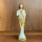 Estatua Del Sagrado Corazón De Jesús Estilizada De 30cm – VII Sacramentos Colombia
