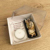 Caja con Kit Devocional San José Dormido Mini con Vela y Oración – VII Sacramentos Colombia