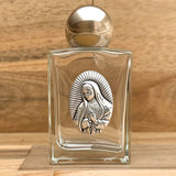 Frasco para Agua Bendita con Imagen de la Virgen de Guadalupe Grande