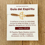 Pulsera Espíritu Santo Silueta Dorada