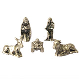 Pesebre Italiano en Alpaca Mini - 5 Piezas