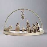 Pesebre Vitral con los Reyes Magos