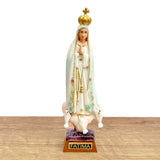 Estatua De La Virgen De Fátima Escarchada De 11CM – VII Sacramentos Colombia