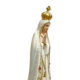 Estatua De La Virgen De Fátima Escarchada De 11CM – VII Sacramentos Colombia