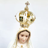 Estatua de la Virgen de Fátima Pintada a Mano - 115 cm (45.3”) – VII Sacramentos Colombia