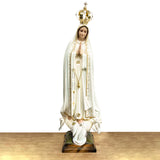 Estatua de la Virgen de Fátima Pintada a Mano - 115 cm (45.3”) – VII Sacramentos Colombia