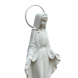 Estatua de la Virgen de la Medalla Milagrosa con Base- 16 cm (6.3”)