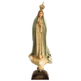 Estatua De La Virgen De Fátima Tono Azul De 44cm – VII Sacramentos Colombia