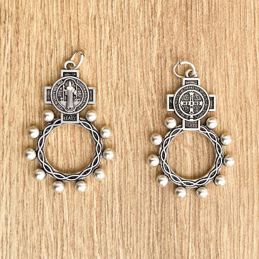 Medalla Denario Vasco con Cruz y San Benito – VII Sacramentos Colombia