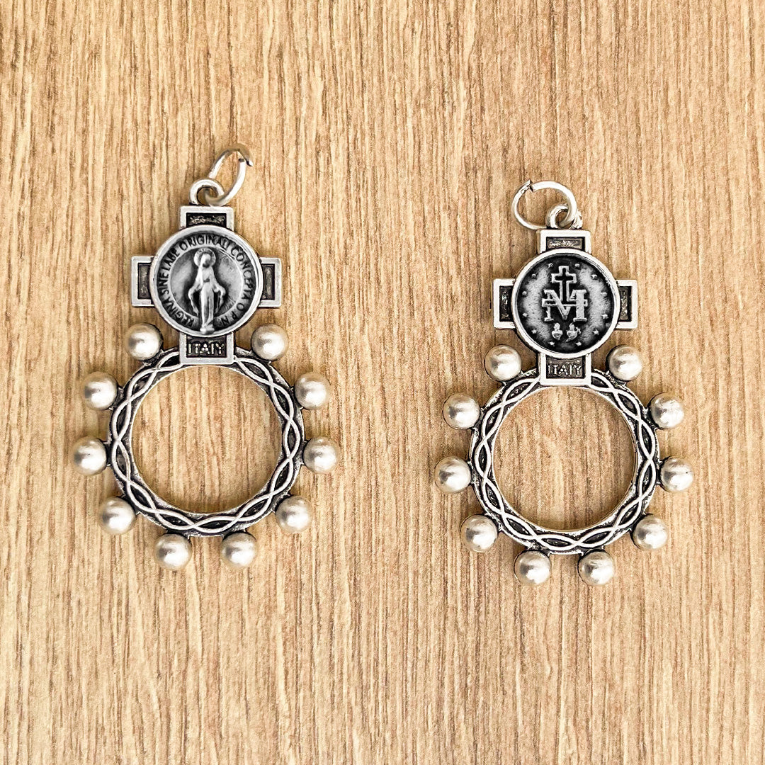 Medalla Denario Vasco con la Virgen de la Medalla Milagrosa – VII Sacramentos Colombia