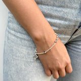 Pulsera Denario Corazones Resinados Rojo