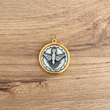 Medalla Italiana de la Sagrada Familia y el Espíritu Santo Bicolor 2.2cm – VII Sacramentos Colombia