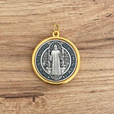 Medalla Italiana de San Benito Bicolor 3.8cm – VII Sacramentos Colombia