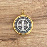 Medalla Italiana de San Benito Bicolor 3.8cm – VII Sacramentos Colombia