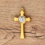 Cristo de San Benito Italiano en Zamak Dorado – VII Sacramentos Colombia