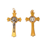 Cristo de San Benito Italiano en Zamak Dorado – VII Sacramentos Colombia