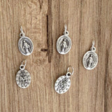 Paquete por 5 Medallas de la Virgen de la Medalla Milagrosa