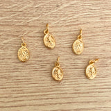 Paquete por 5 Medallas de San Miguel Arcángel y Ángel de la Guarda Dorada – VII Sacramentos Colombia