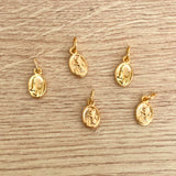 Paquete por 5 Medallas de Virgen de Fatima y Ángel de la Guarda Dorada – VII Sacramentos Colombia