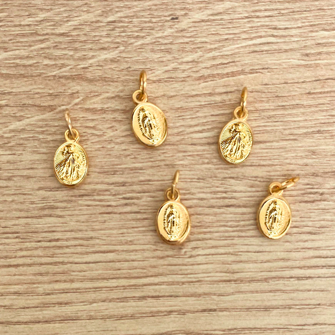 Paquete por 5 Medallas de Virgen de Guadalupe y Jesús de la Misericordia – VII Sacramentos Colombia