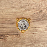 Crucero de la Virgen Milagrosa Bicolor 2.2CM