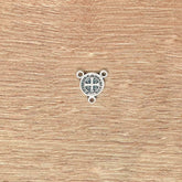 Crucero de San Benito Plateado 1cm