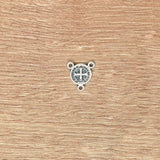 Crucero de San Benito Plateado 1cm