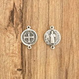 Medalla Italiana Tipo Pasador de San Benito 14mm