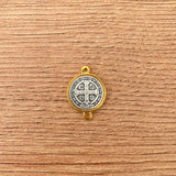 Medalla Italiana Tipo Pasador de San Benito 1.6cm