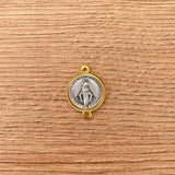 Medalla Italiana Tipo Pasador de la Virgen Milagrosa 1.6cm