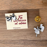 Pin Corazones Unidos de Jesús y María – Símbolo de Amor y Sacrificio – VII Sacramentos Colombia