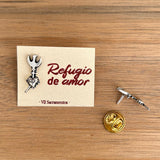 Pin Espíritu Santo y Corazón de Jesús y María – Símbolo de Fe y Amor – VII Sacramentos Colombia