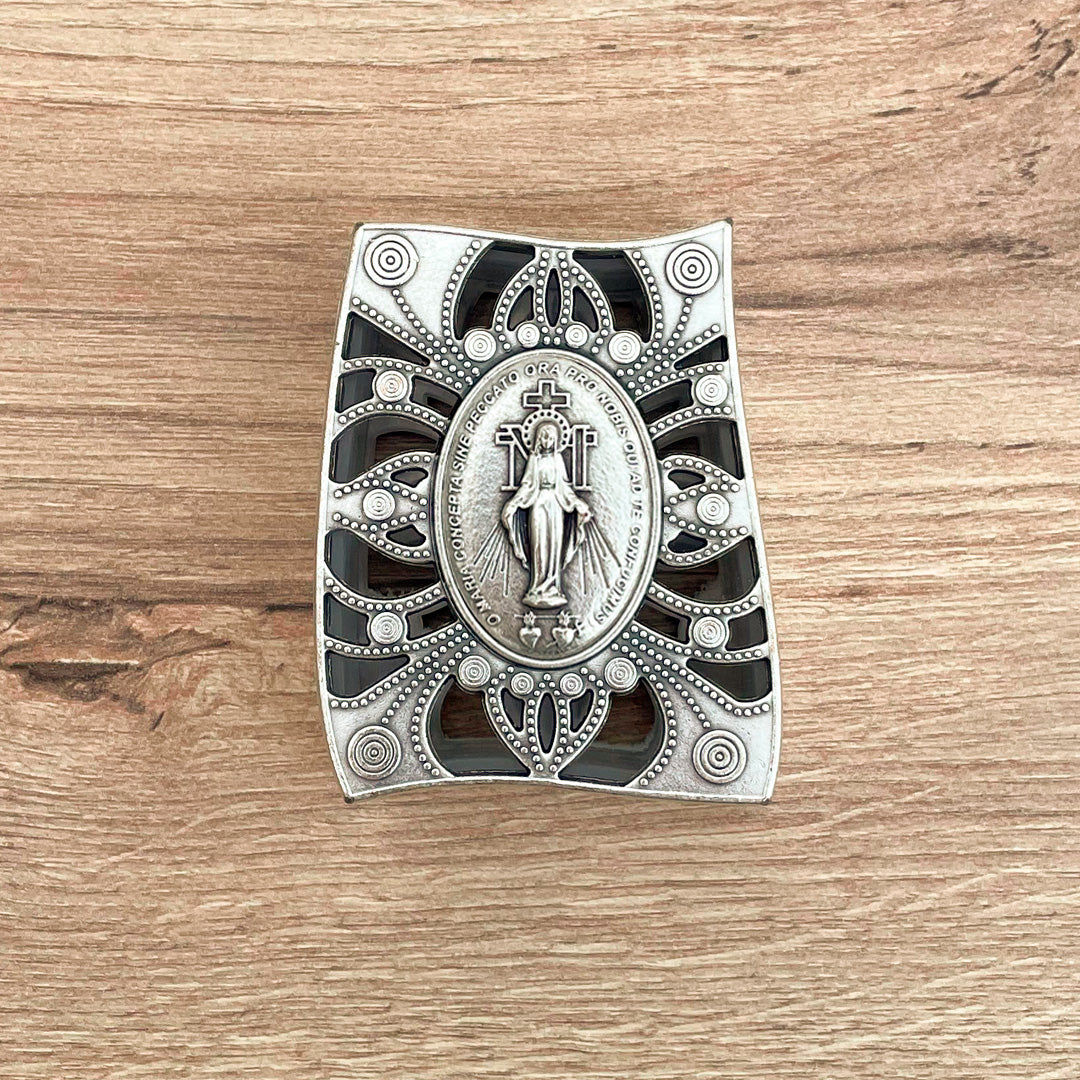 Cofre estilo Filigrana de la Virgen Milagrosa – VII Sacramentos Colombia