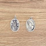 Medalla Italiana Ovalada de San Gabriel Arcángel