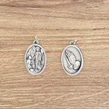 Medalla Italiana Ovalada de San Rafael Arcángel