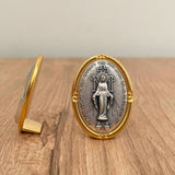 Recordatorio Oratorio Ovalado Imagen Surtida x 6 Unidades