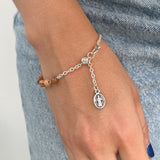 Pulsera Denario de Madera de Olivo – VII Sacramentos Colombia